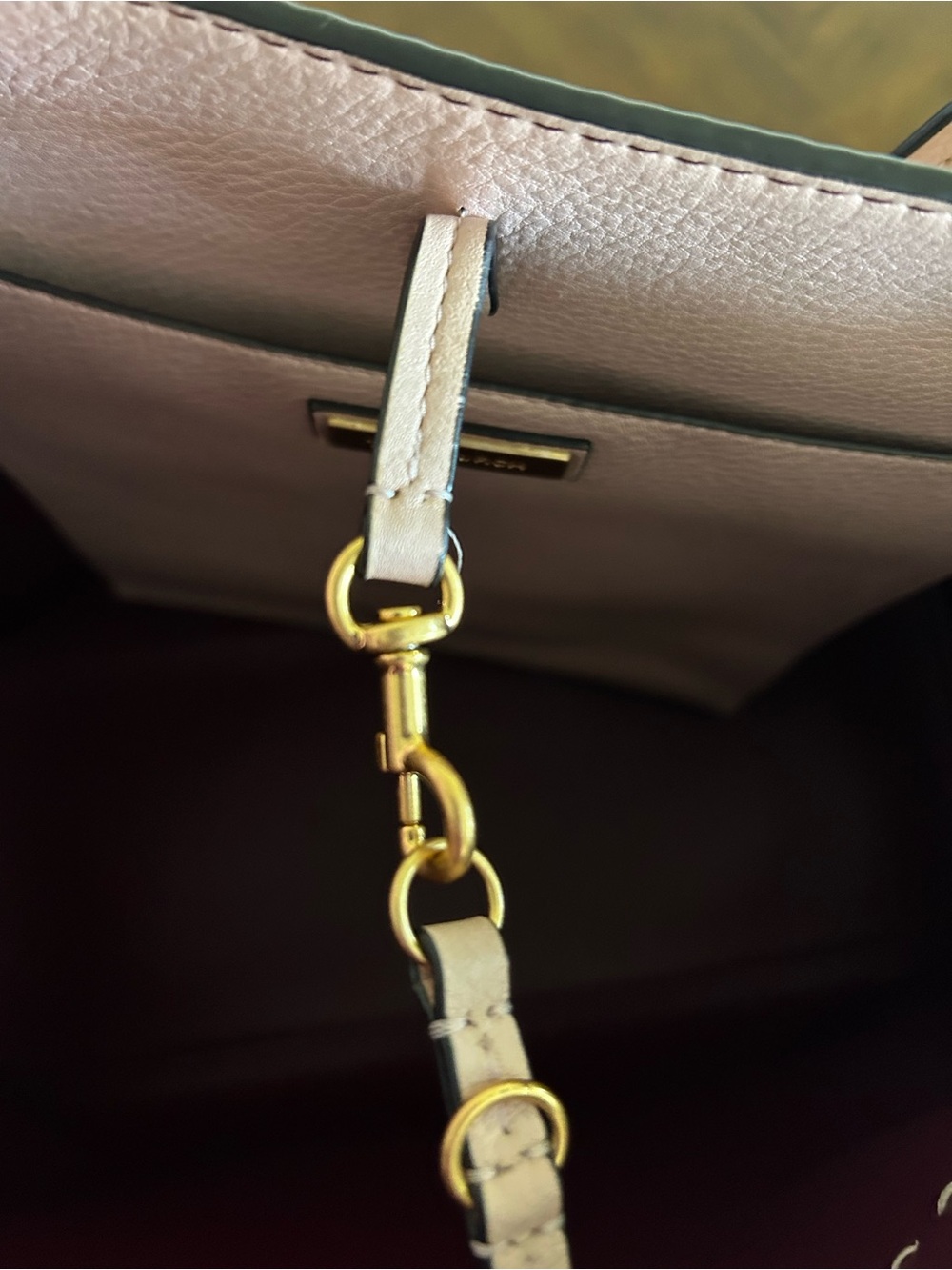 Tory Burch McGraw Leather Tote Bag in Pink - EUC - Picture 4 of 12